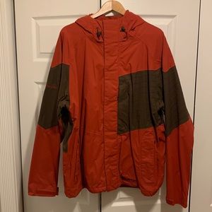 Burton White Collection Red/Brown Snow Jacket, Men’s L
